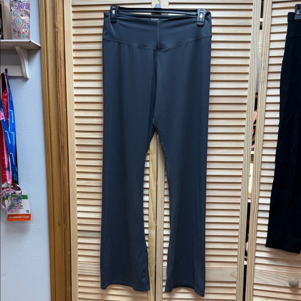 XXL Gray Polyester Spandex Pants